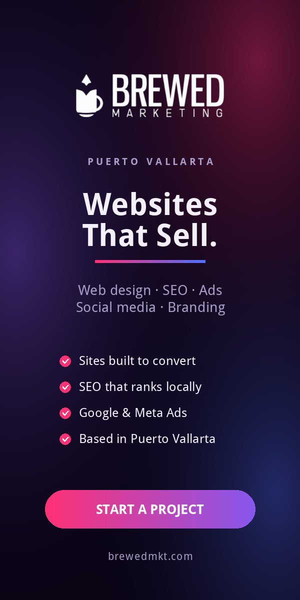 Brewed Marketing — Web design, SEO and digital marketing in Puerto Vallarta